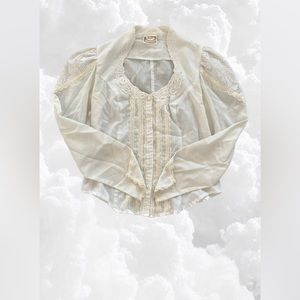 70s Gunnies Victorian Blouse